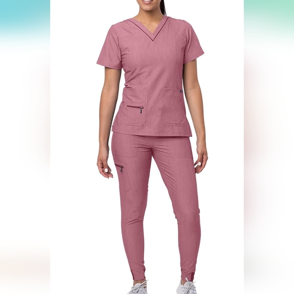 Adar Pro Heather Medical Scrubs - Picture 1 of 14